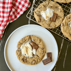 Sourdough Brown Butter S'mores Cookies