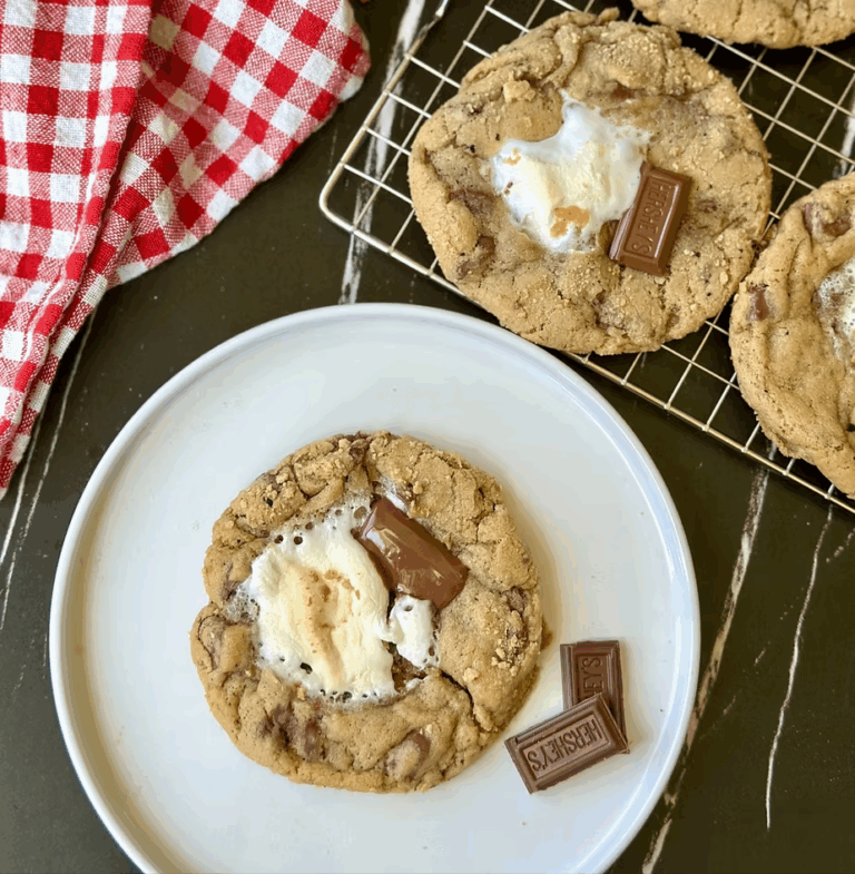 Sourdough Brown Butter S'mores Cookies