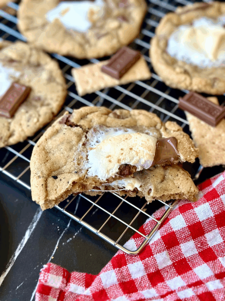 Sourdough Brown Butter S'mores Cookies