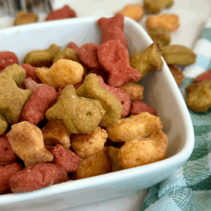 Sourdough Rainbow Goldfish Crackers