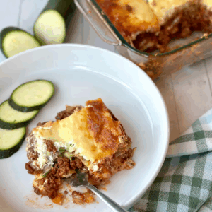 Mom's Zucchini Lasagna (not watery!)