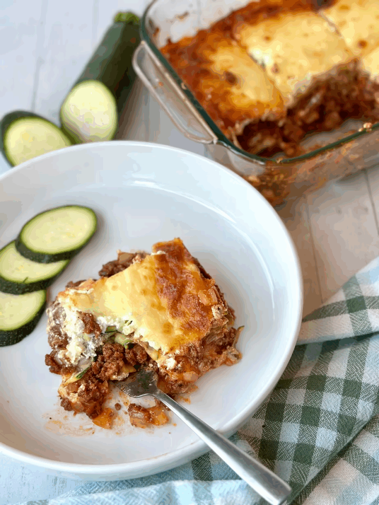 Mom's Zucchini Lasagna (not watery!)
