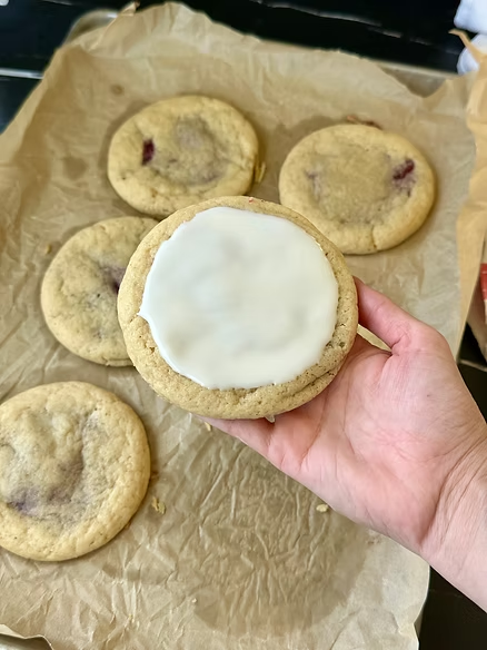 Ice cookies evenly