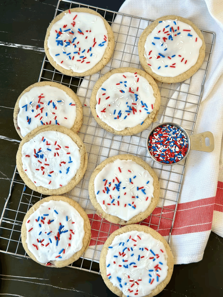 Sourdough Raspberry Pop-Tart Cookies
