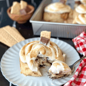 Jumbo Sourdough S'mores Cinnamon Rolls