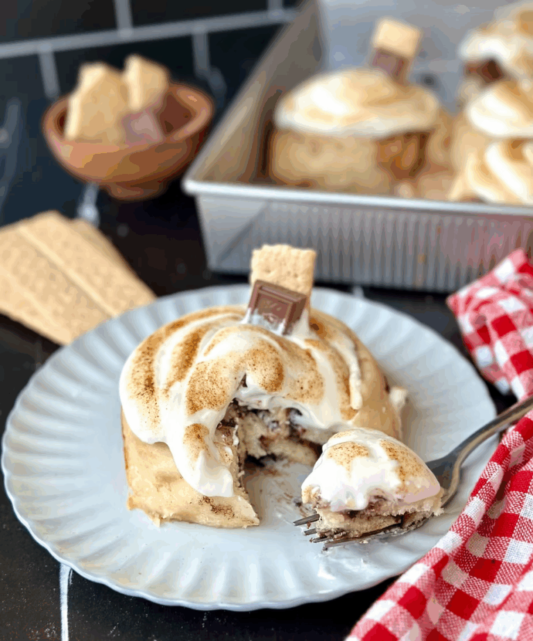 Jumbo Sourdough S'mores Cinnamon Rolls