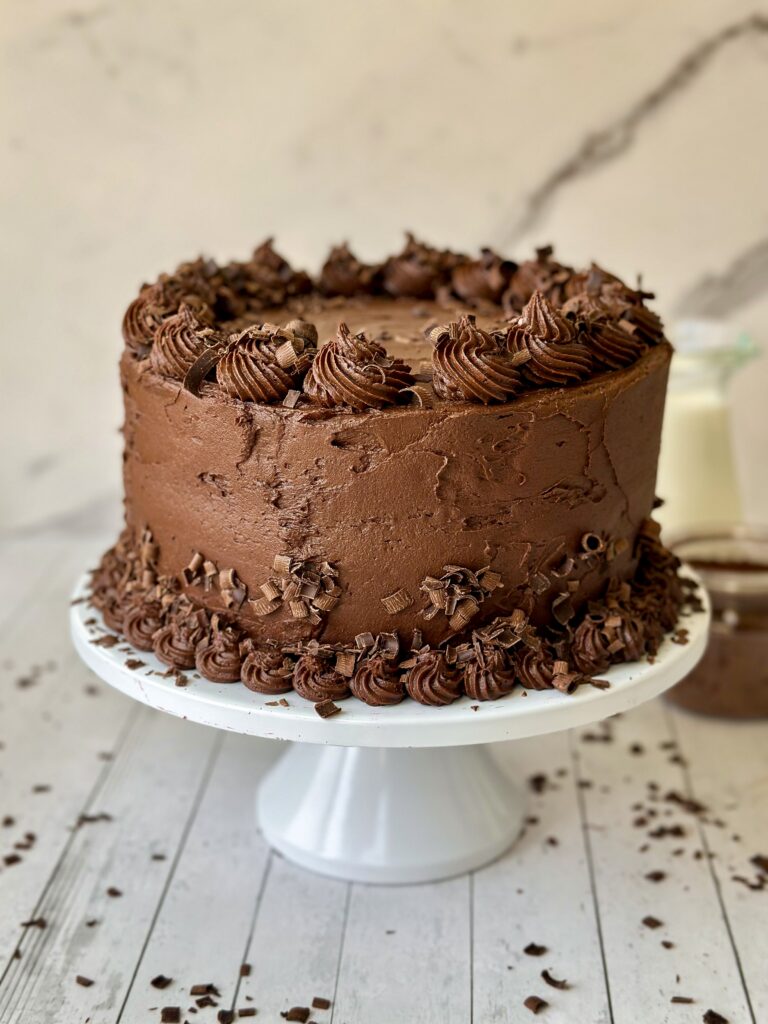 Sourdough Chocolate Cake (moist and fluffy!)