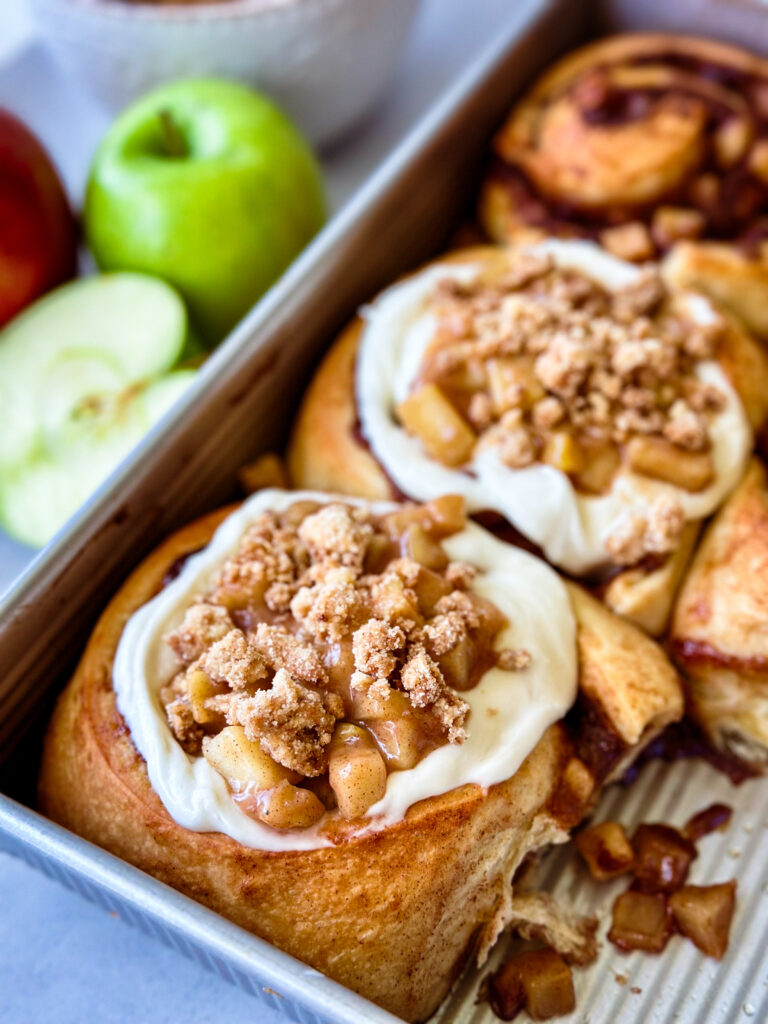 Jumbo Sourdough Apple Pie Cinnamon Rolls