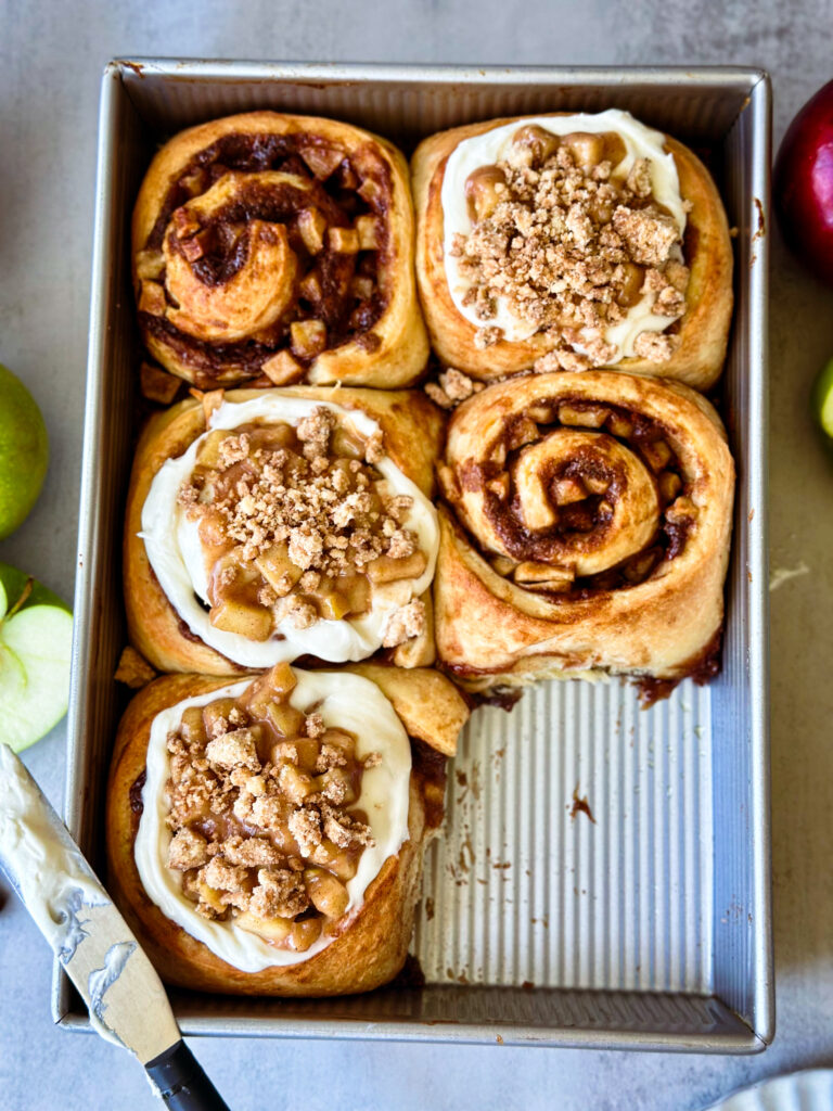 Jumbo Sourdough Apple Pie Cinnamon Rolls