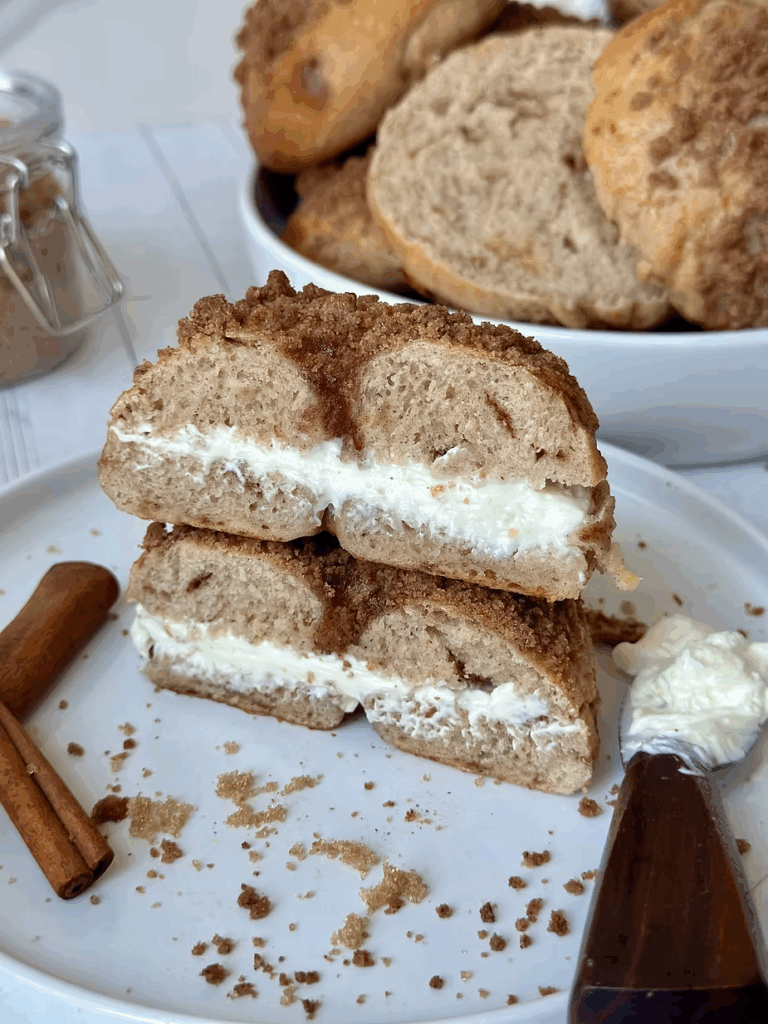 Sourdough Cinnamon Crunch Bagels