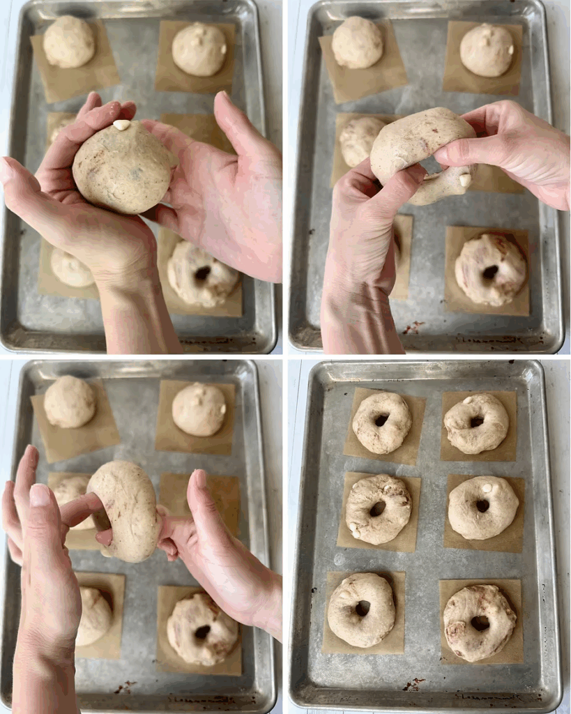 How to shape your bagels