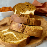 Sourdough Pumpkin Cream Cheese Bread