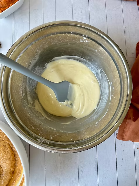 Cheese cake filling should be creamy and smooth