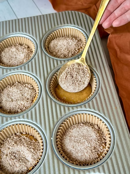 Sprinkle ripple on top of the batter