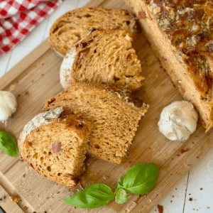 Sourdough Pepperoni Pizza Loaf
