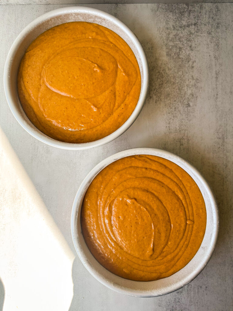 Cakes ready to be baked