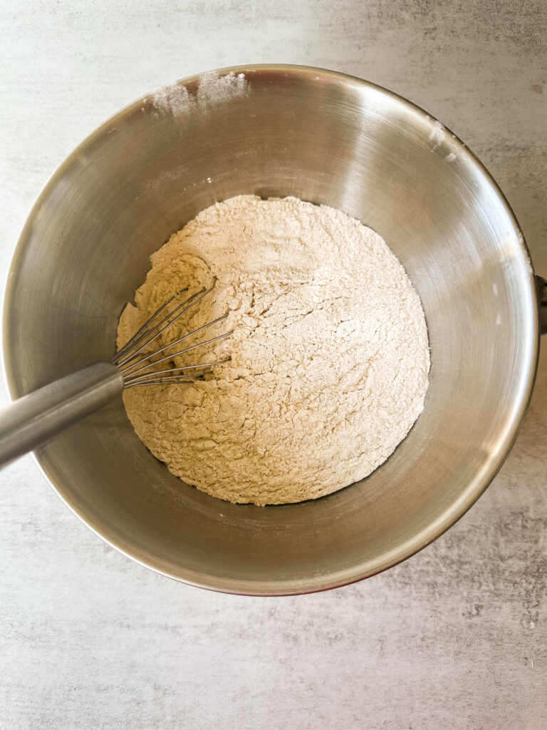 Whisk together dry ingredients