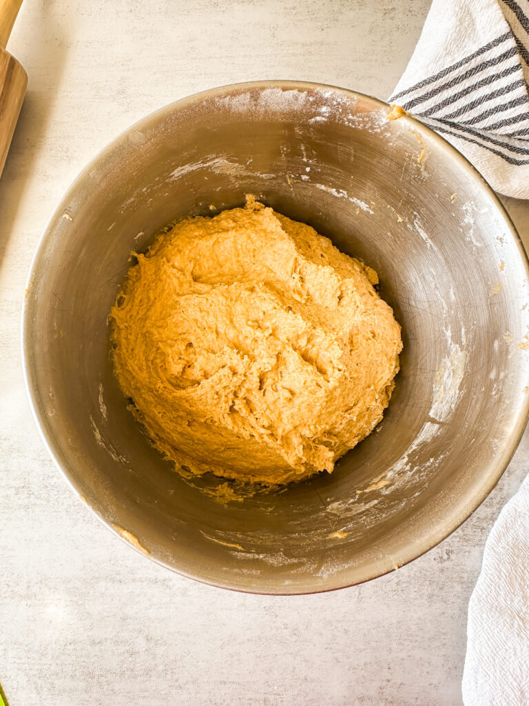 Knead dough until well combined
