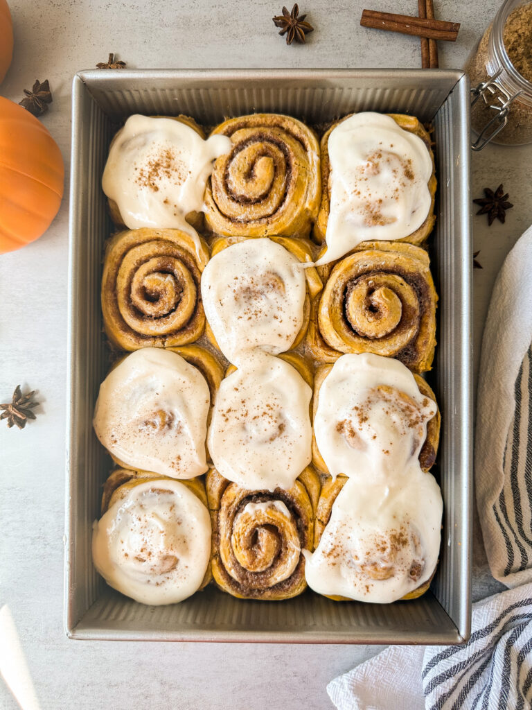 Sourdough Discard Pumpkin Cinnamon Rolls