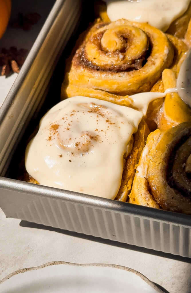 Sourdough Discard Pumpkin Cinnamon Rolls