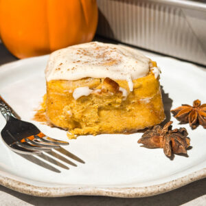 Sourdough Discard Pumpkin Cinnamon Rolls (1 hour recipe)