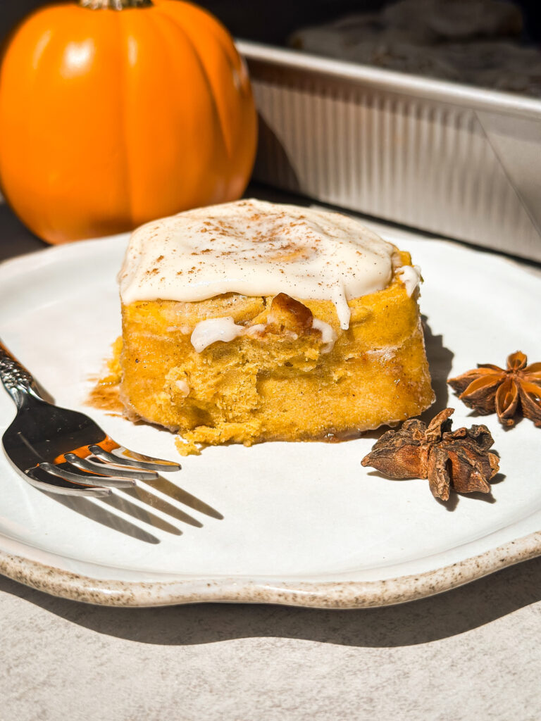 Sourdough Discard Pumpkin Cinnamon Rolls (1 hour recipe)