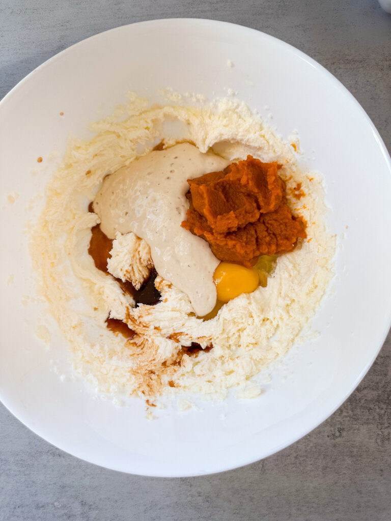 Add remaining wet ingredients