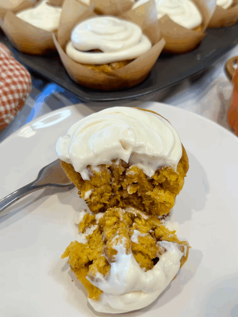 Sourdough Pumpkin Spice Roll Muffins