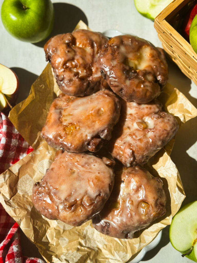 Sourdough Apple Fritter Donuts