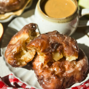 Sourdough Apple Fritter Donuts