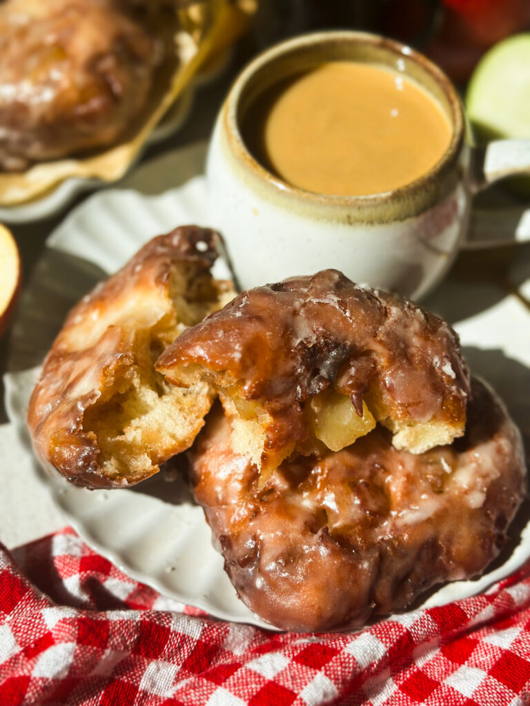 Sourdough Apple Fritter Donuts