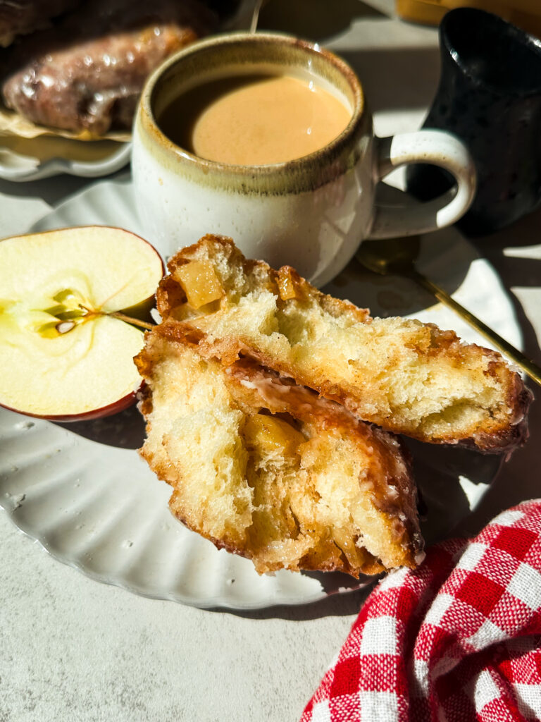 Sourdough Apple Fritter Donuts