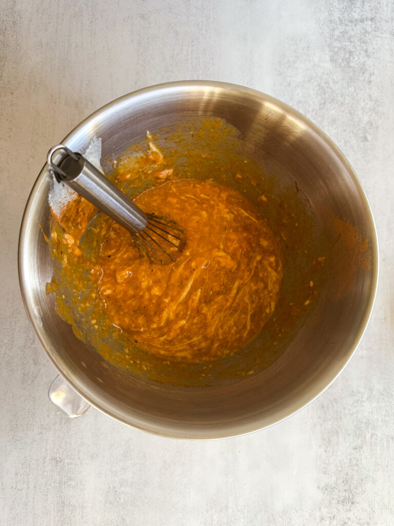 Whisk together