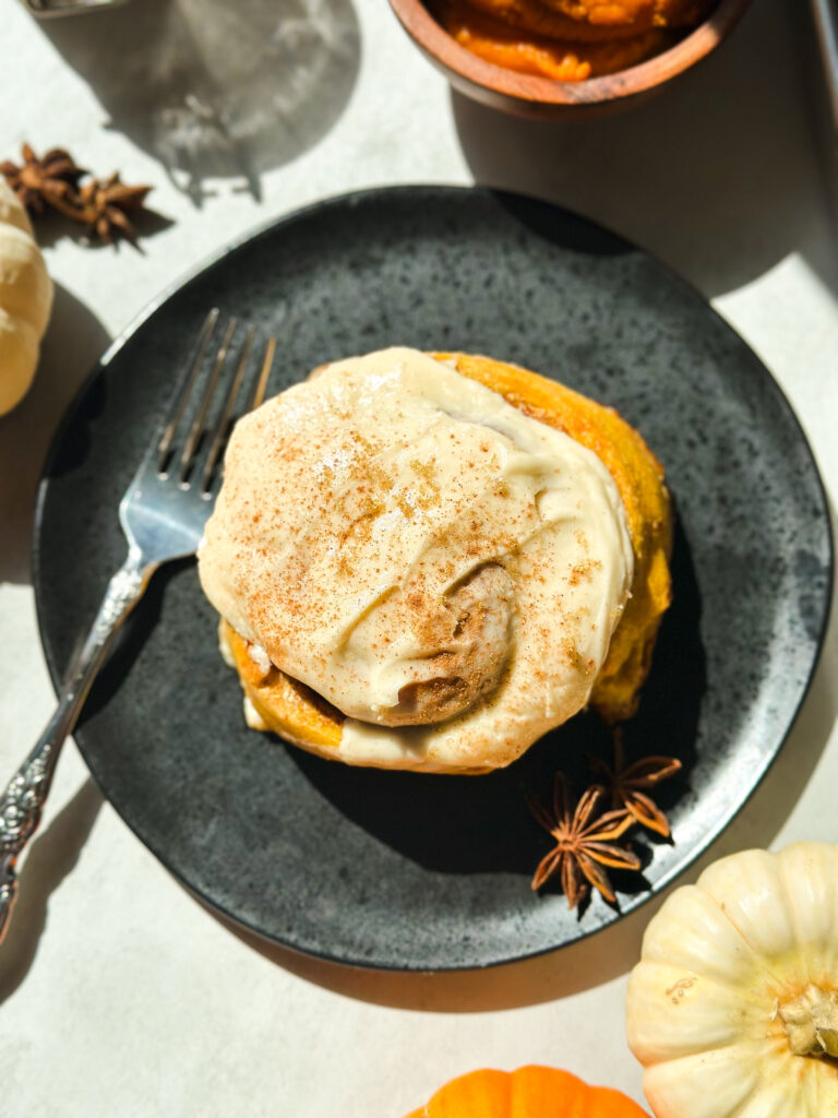 Jumbo Sourdough Pumpkin Cinnamon Rolls