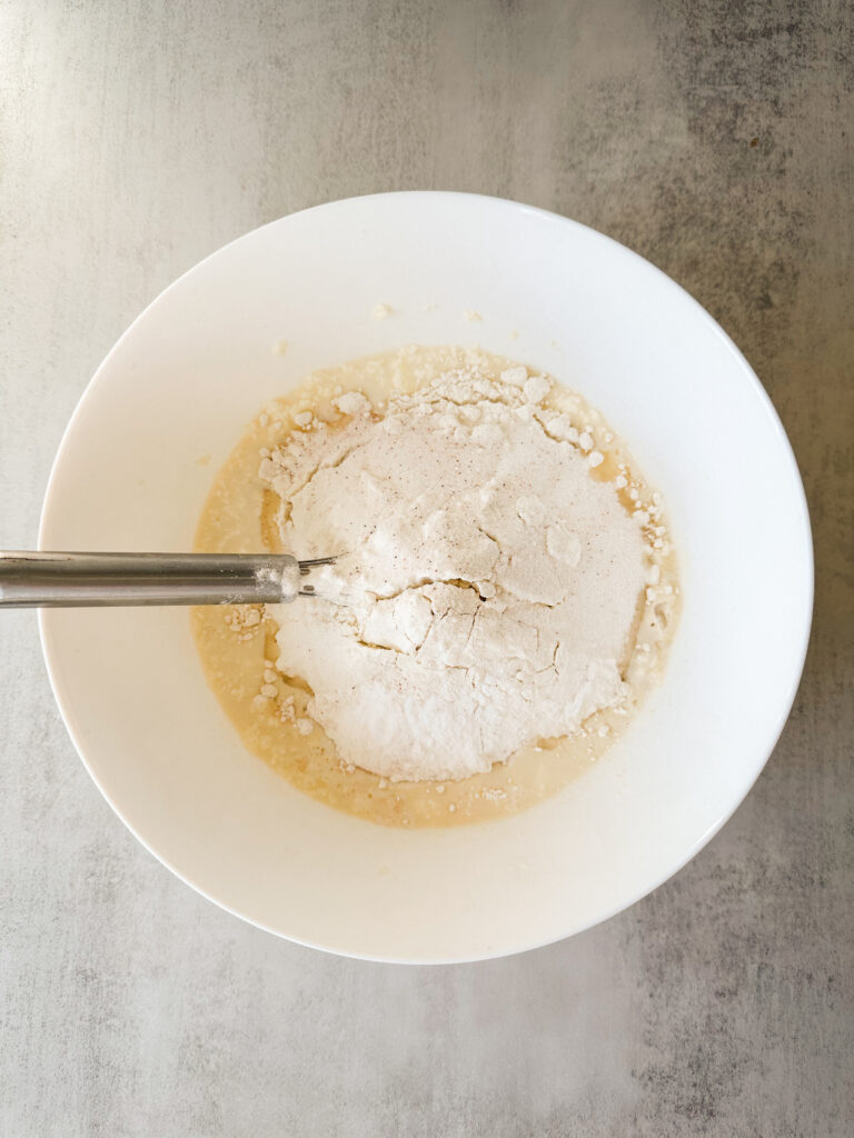 Add dry ingredients to the bowl