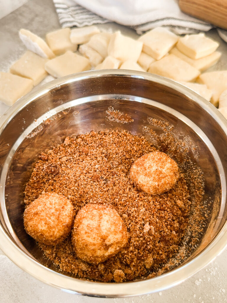 Coat in cinnamon sugar