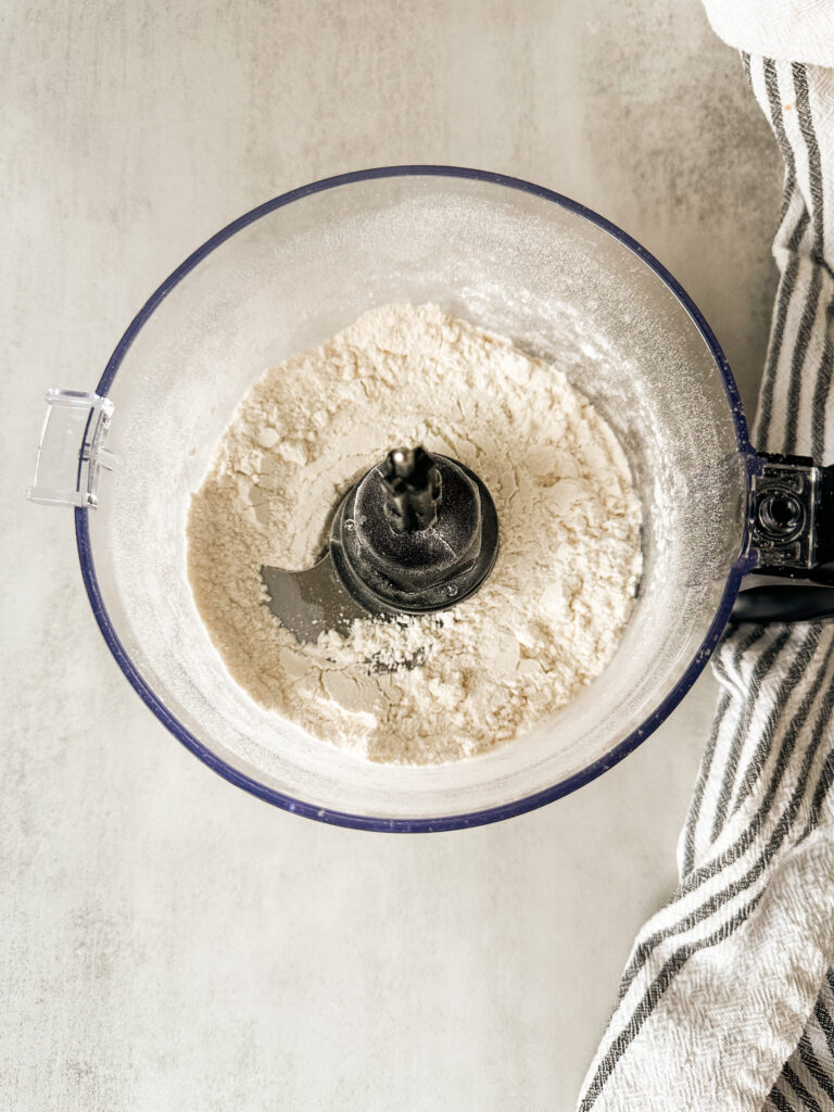 Pulse dry ingredients together