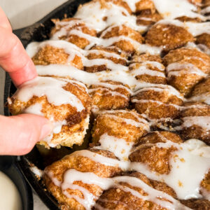 Sourdough Discard Cinnamon Roll Bites