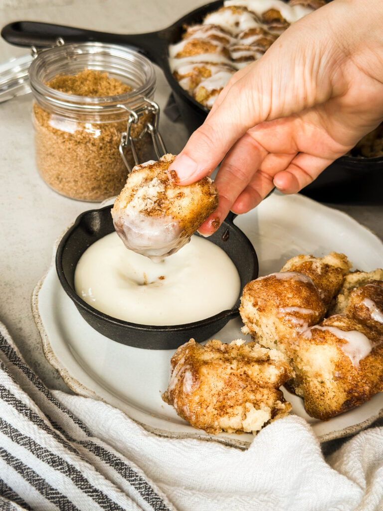 Sourdough Discard Cinnamon Roll Bites