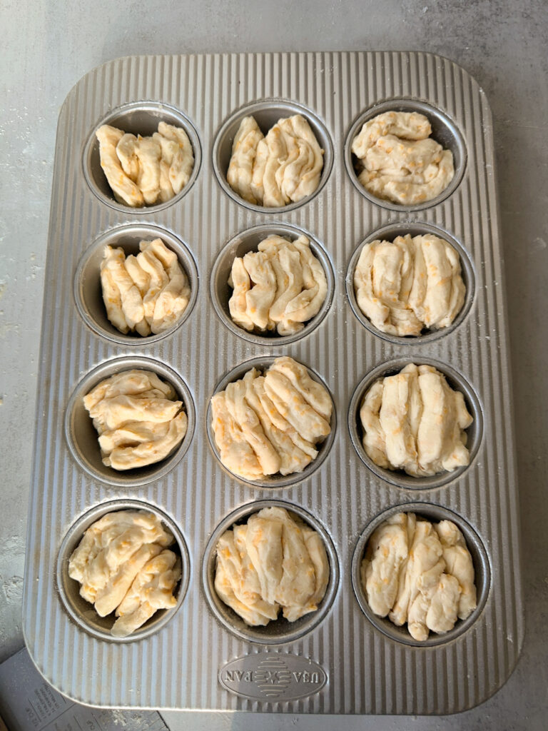 Rolls before proofing