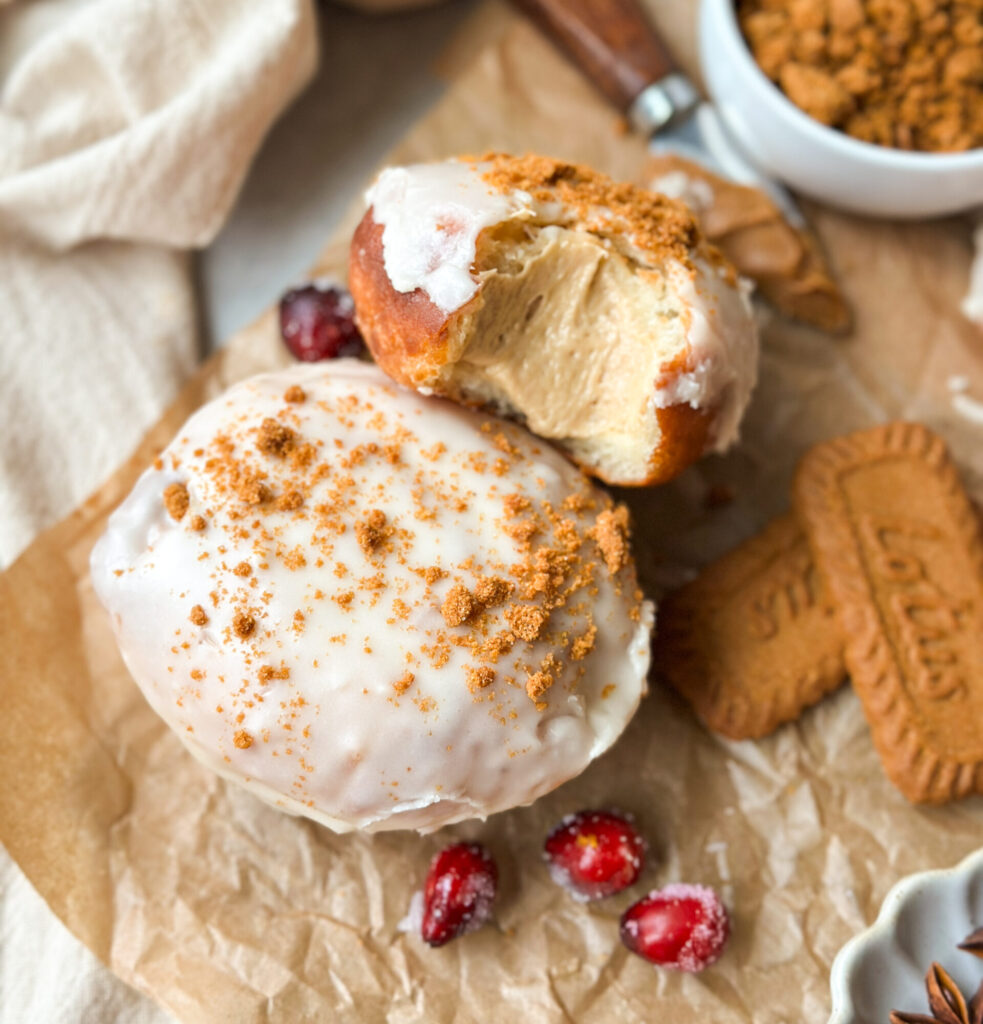 Sourdough Cookie Butter Donuts