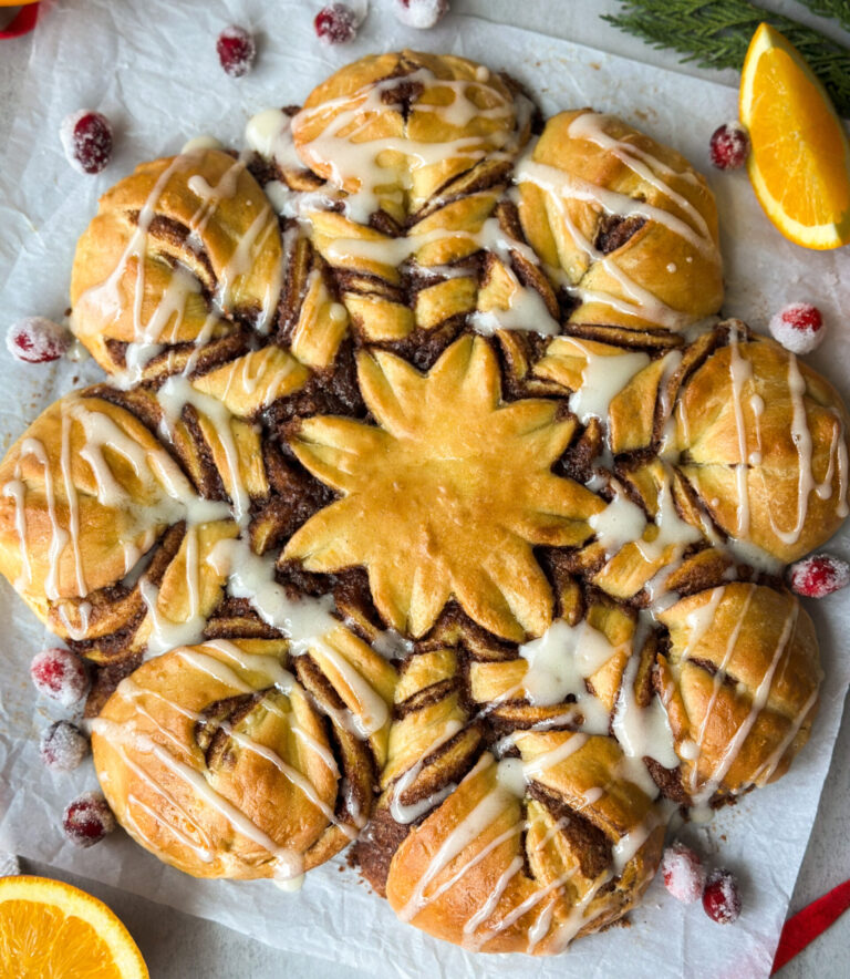 Sourdough Discard Star Bread