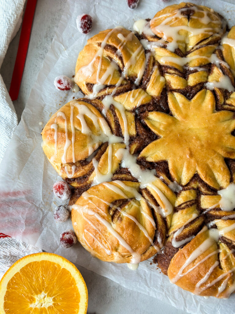 Sourdough Discard Star Bread