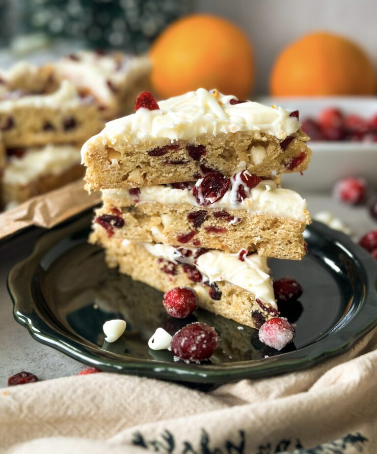 Sourdough Cranberry Bliss Bars