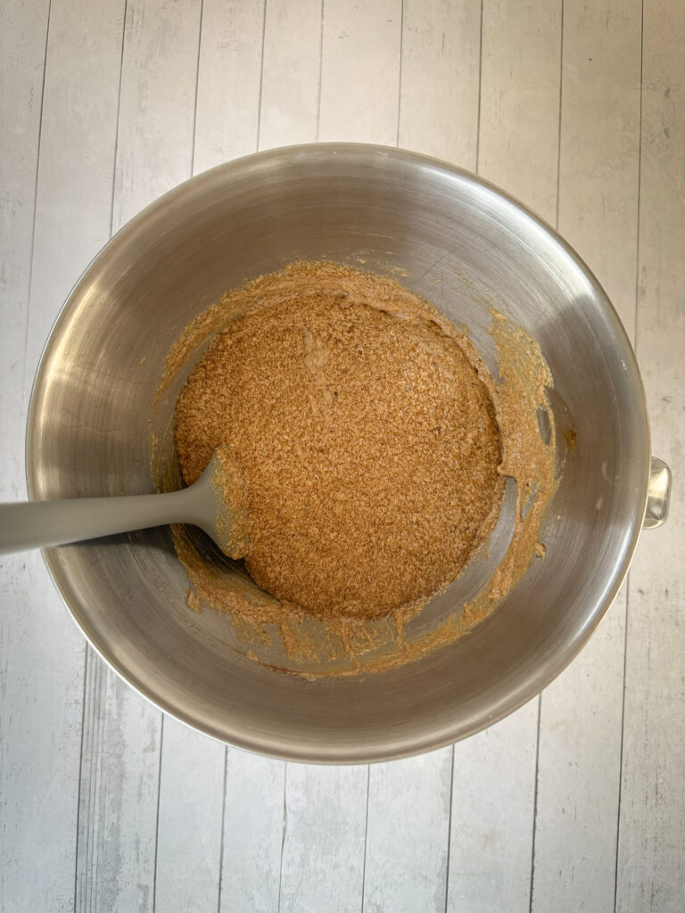 Add remaining wet ingredients