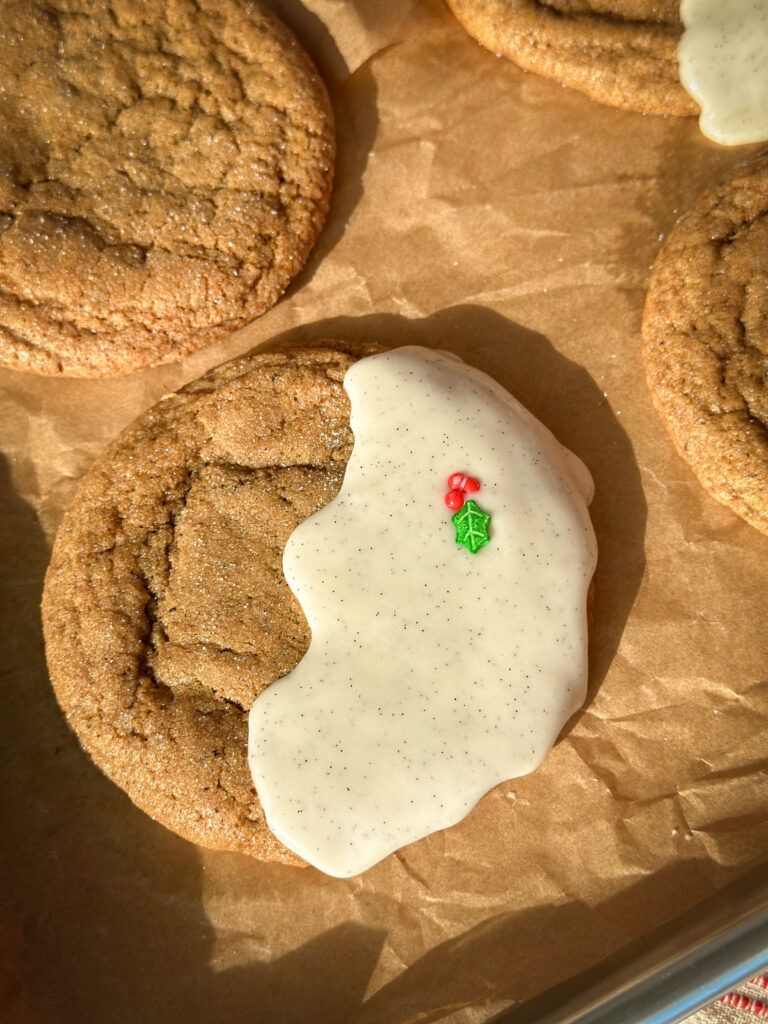 Add the holly berry sprinkles