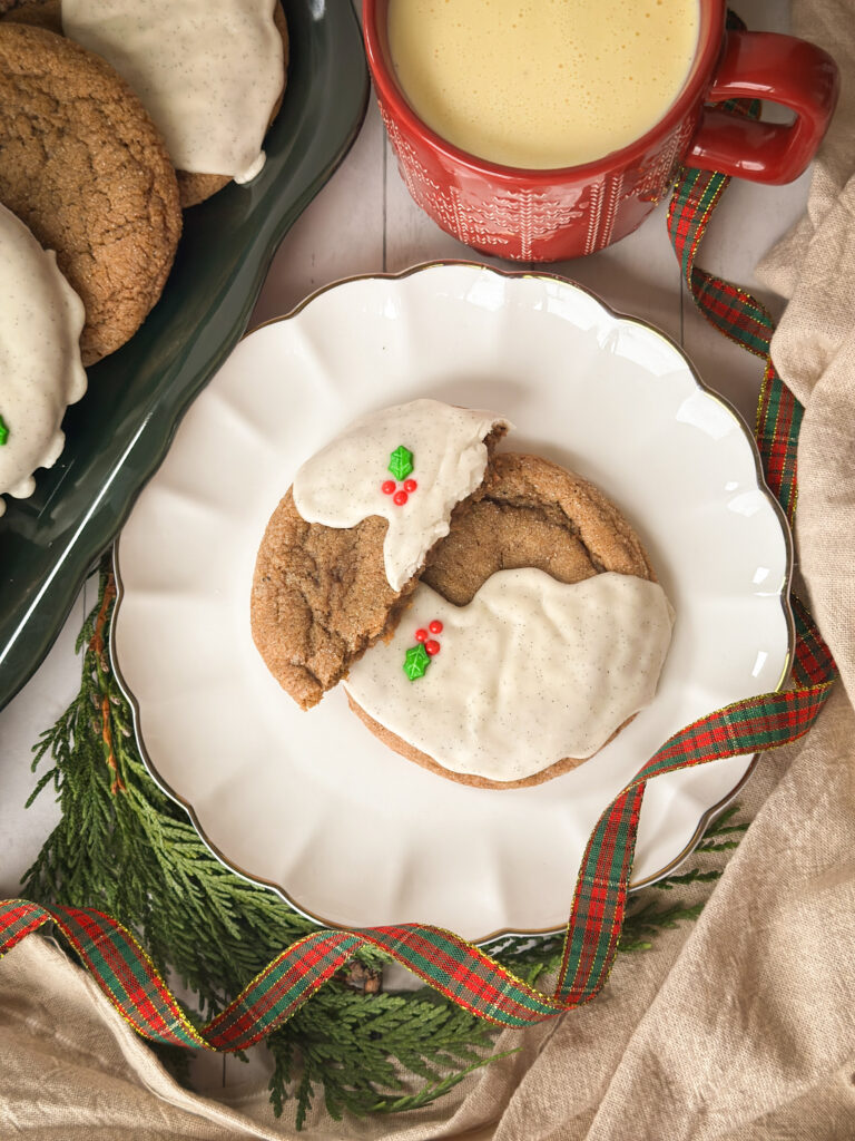 Chewy Sourdough Gingerbread Cookies