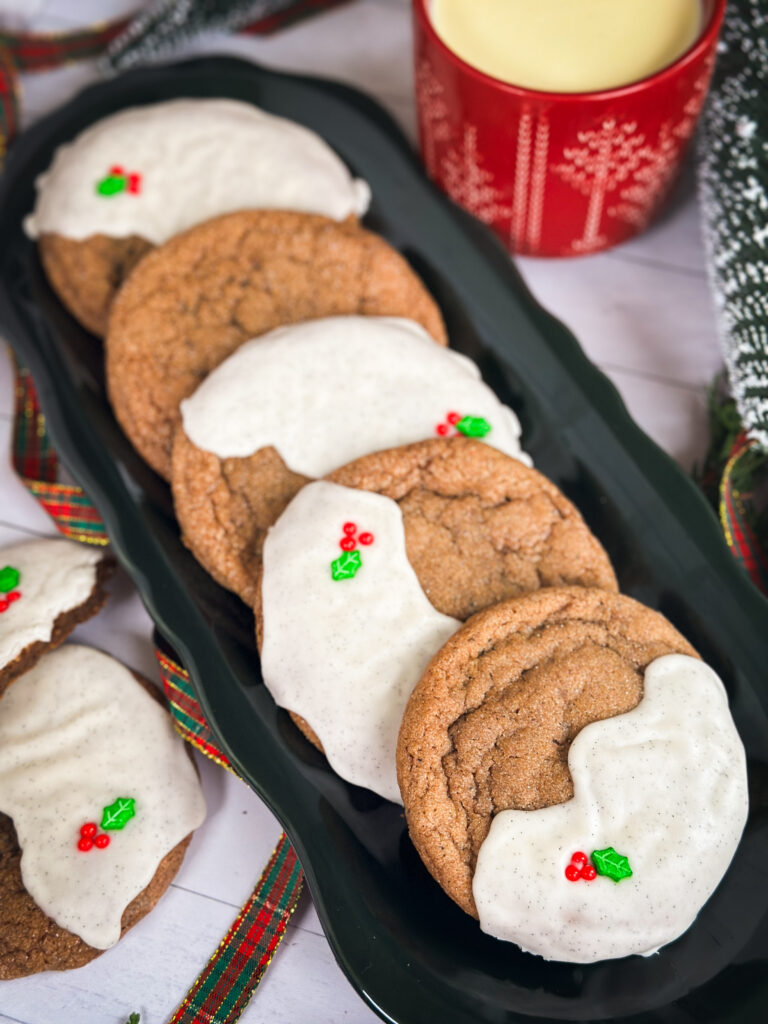 Chewy Sourdough Gingerbread Cookies
