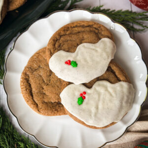 Chewy Sourdough Gingerbread Cookies