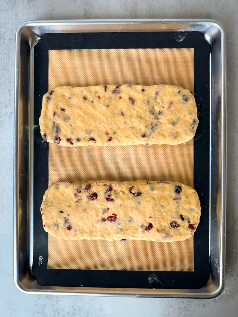 Form 2 rectangles out of the logs